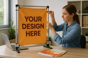 Personaliseer je spandoek